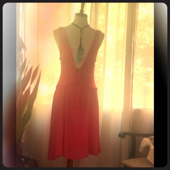 Free People Dresses & Skirts - Free People beach sundress. Coral pink size M